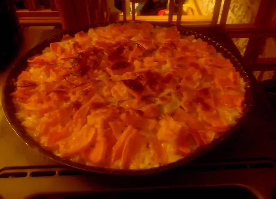 Gratin de potimarron bio