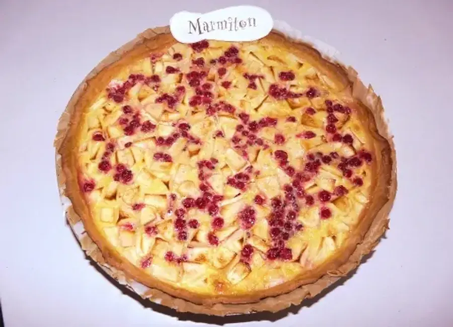 Tarte pommes groseilles de cécile