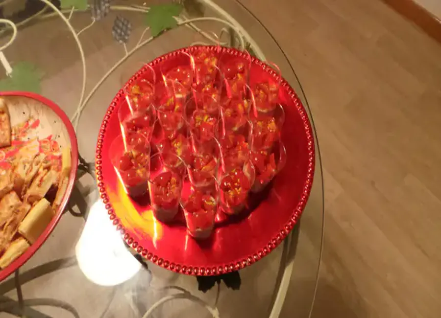 Verrines tomates thon st moret