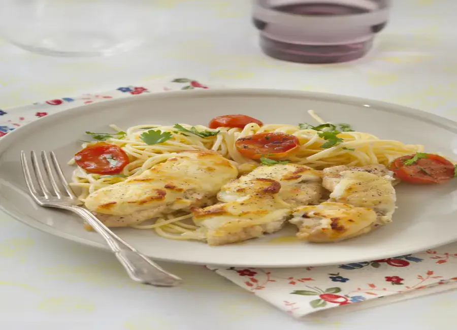 Poulet léger au fromage de chèvre