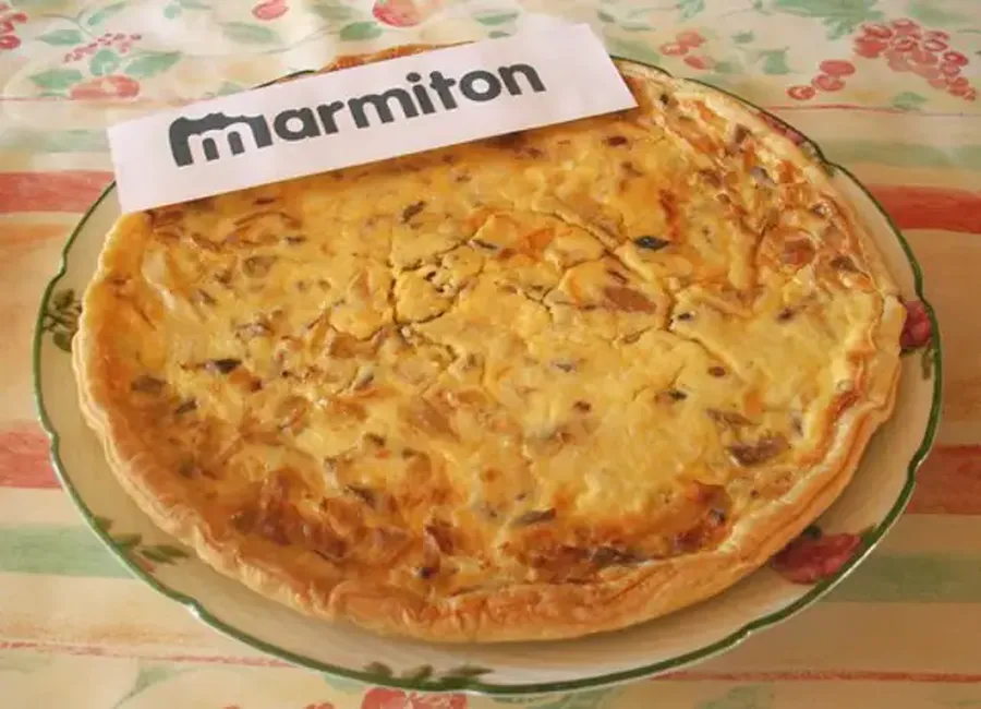 Quiche poulet oignons
