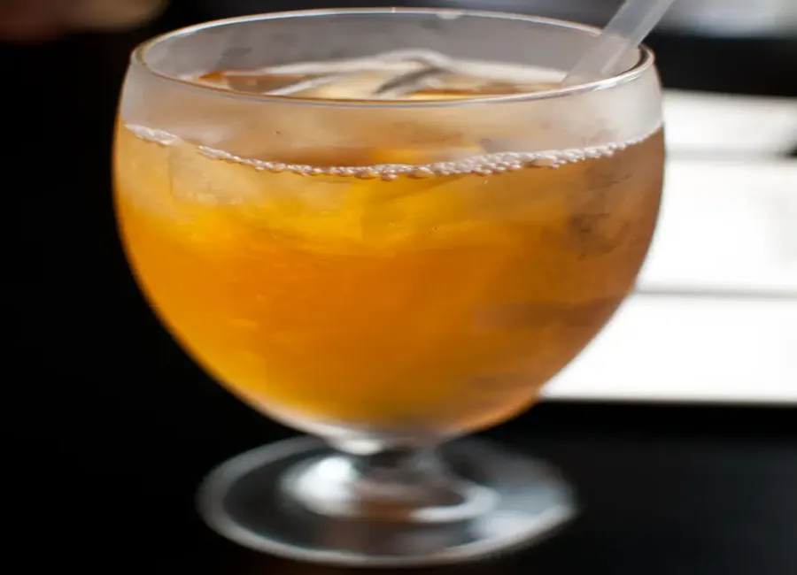 Thé glacé agrumes et menthe