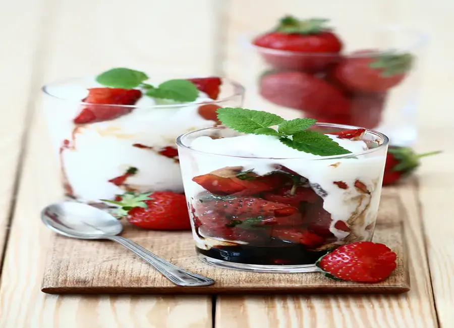 Verrine fraises