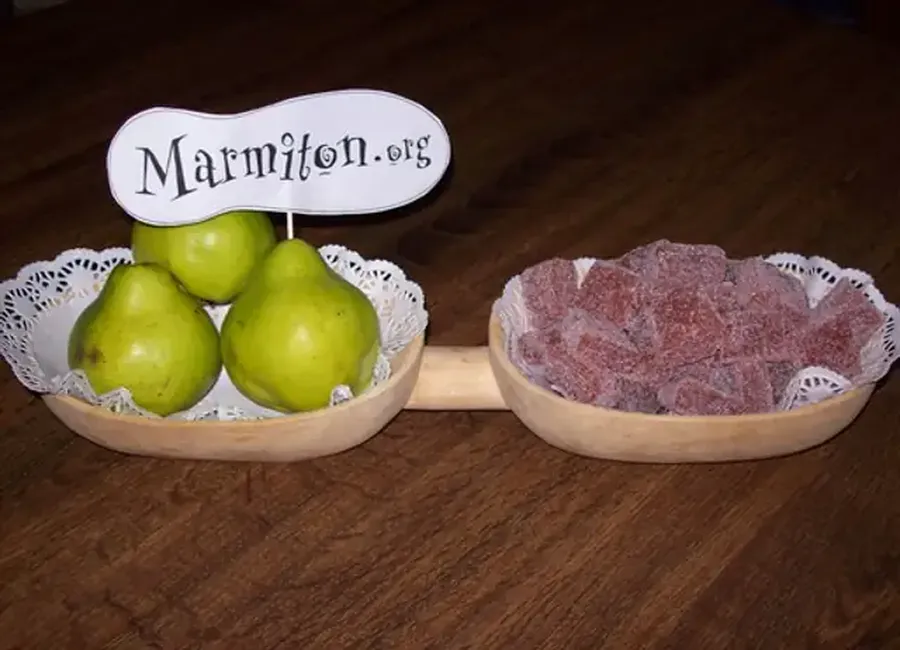 Pâte de fruits aux pommes et coing