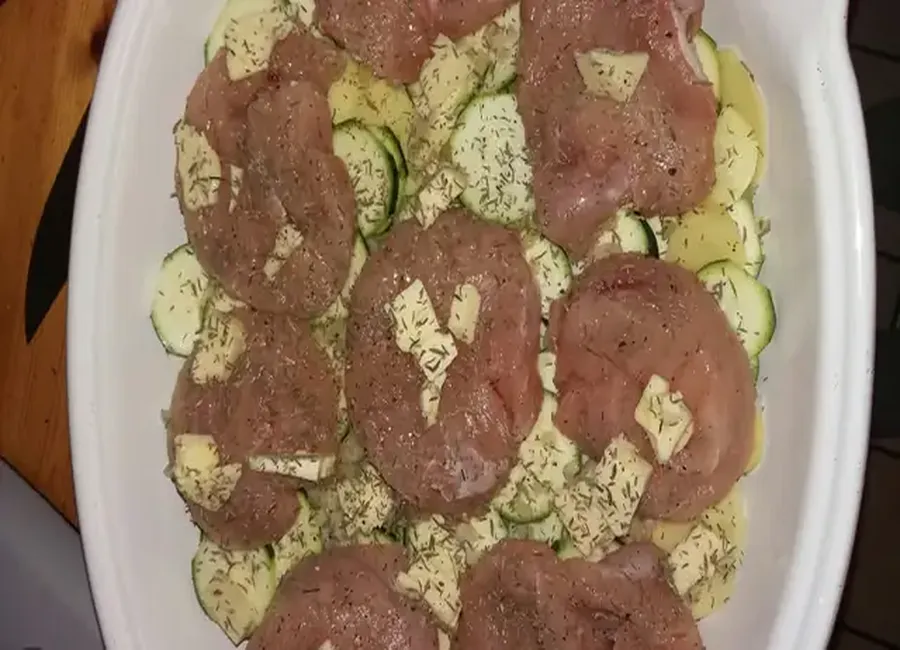 Rôti de dindonneau façon gratin
