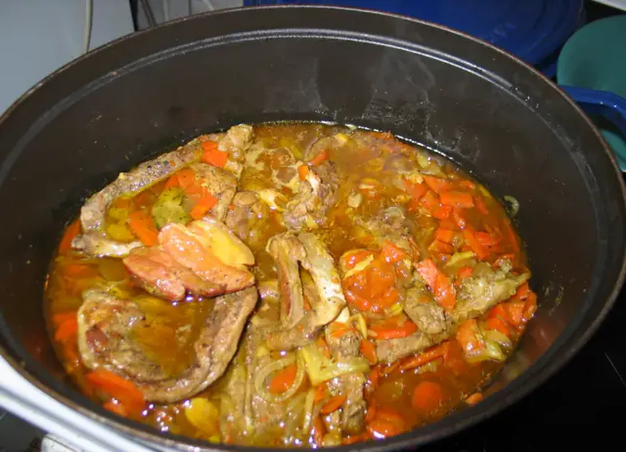 Sauté d'agneau au curry