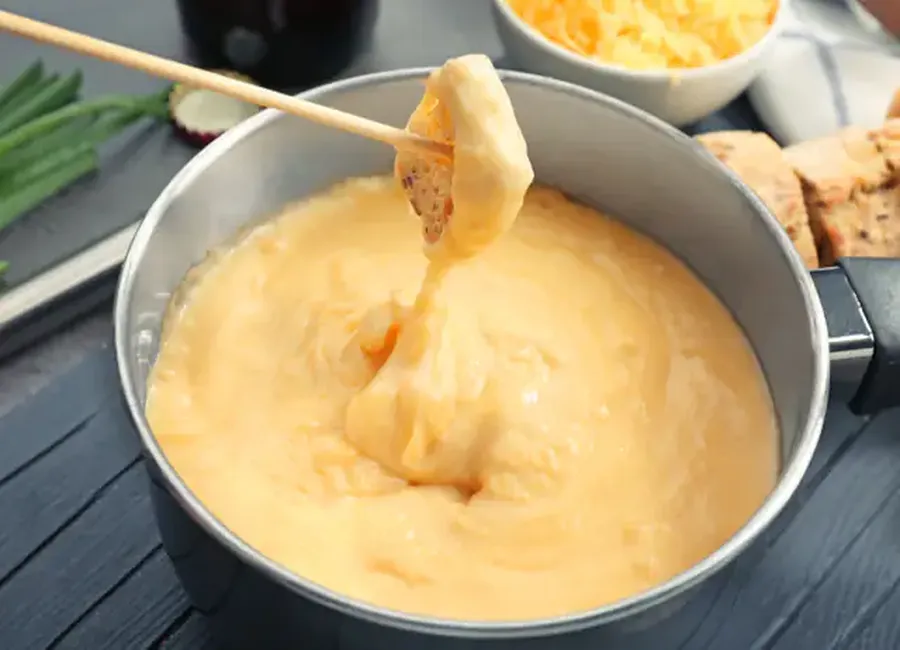 Fondue suisse 'moitié-moitié'