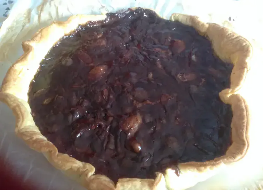 Tarte litchi chocolat
