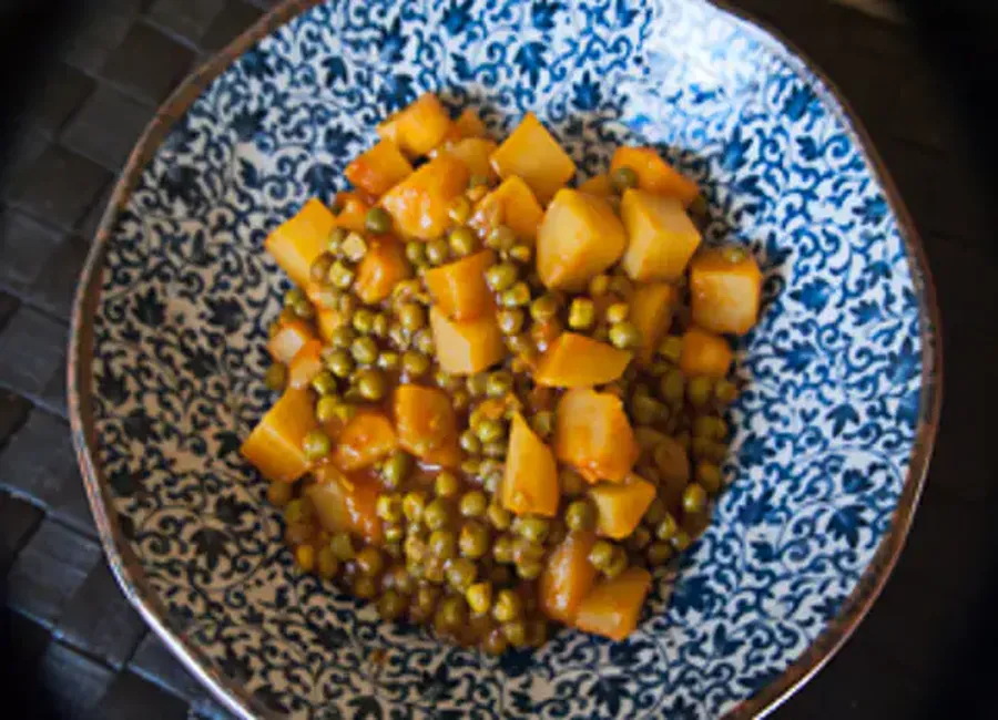 Curry de petits pois
