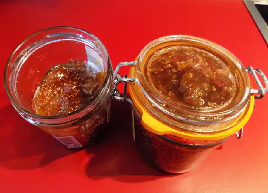Confiture de figues aux prunes et aux 2 citrons