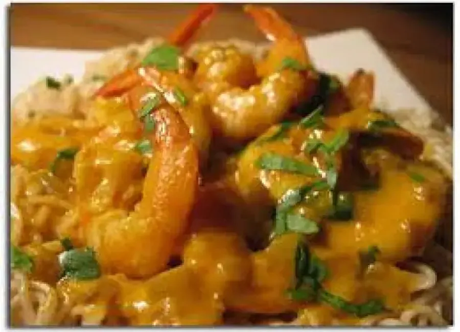Crevettes et légumes