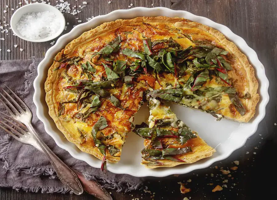 Tarte aux lardons améliorée