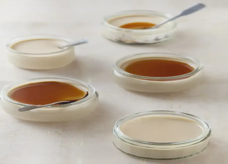 Panna cotta au caramel au beurre salé