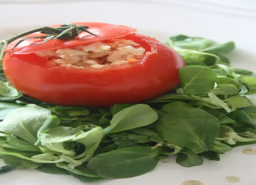 Tomates farcies au crabe