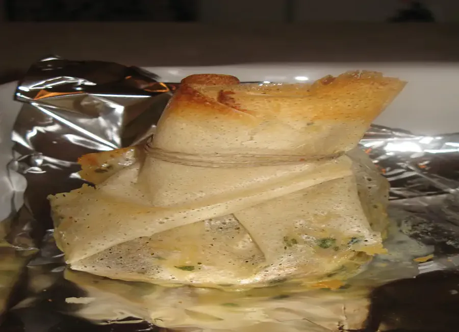 Aumônière saint jacques crevettes