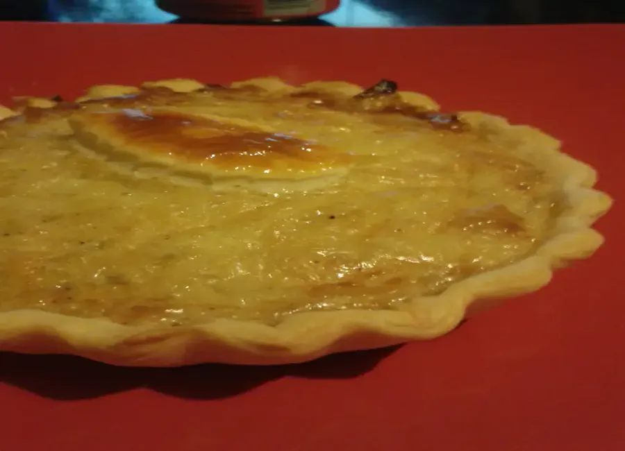 Tarte aux oignons rapide