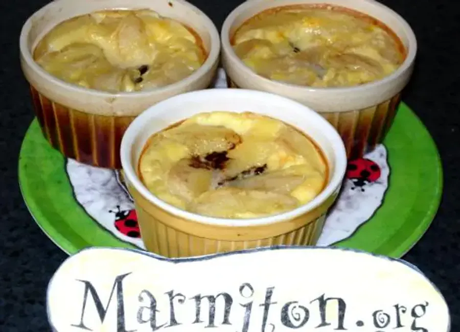 Clafoutis aux poires et au chocolat