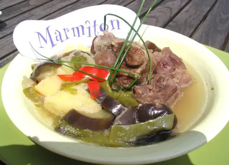Pot au feu estival de queue de boeuf