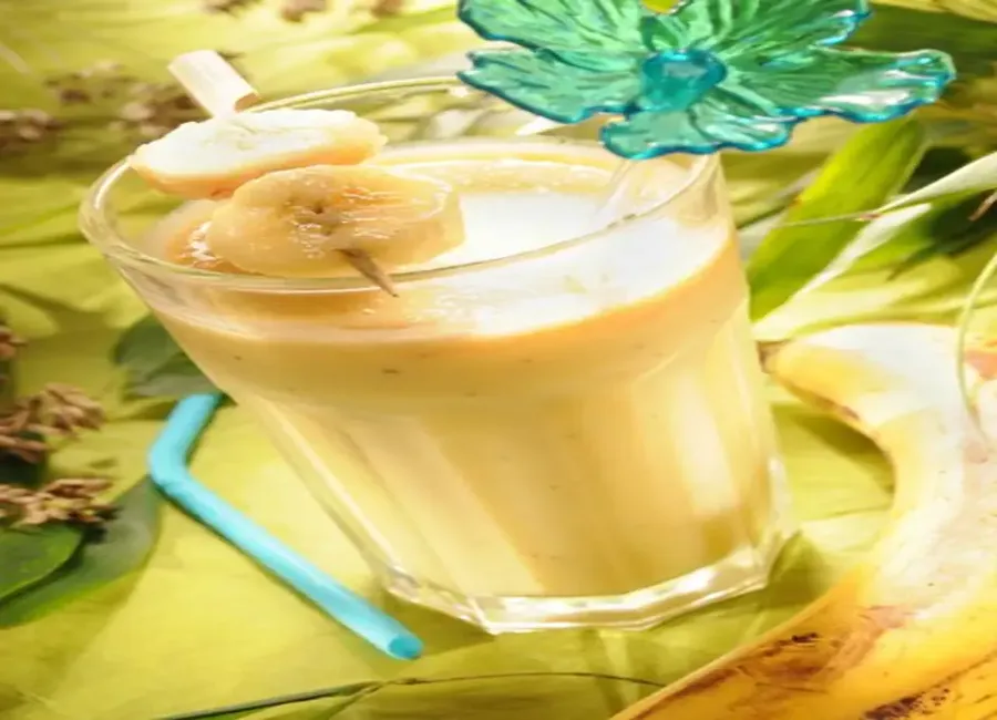Smoothie mangue kiwi banane