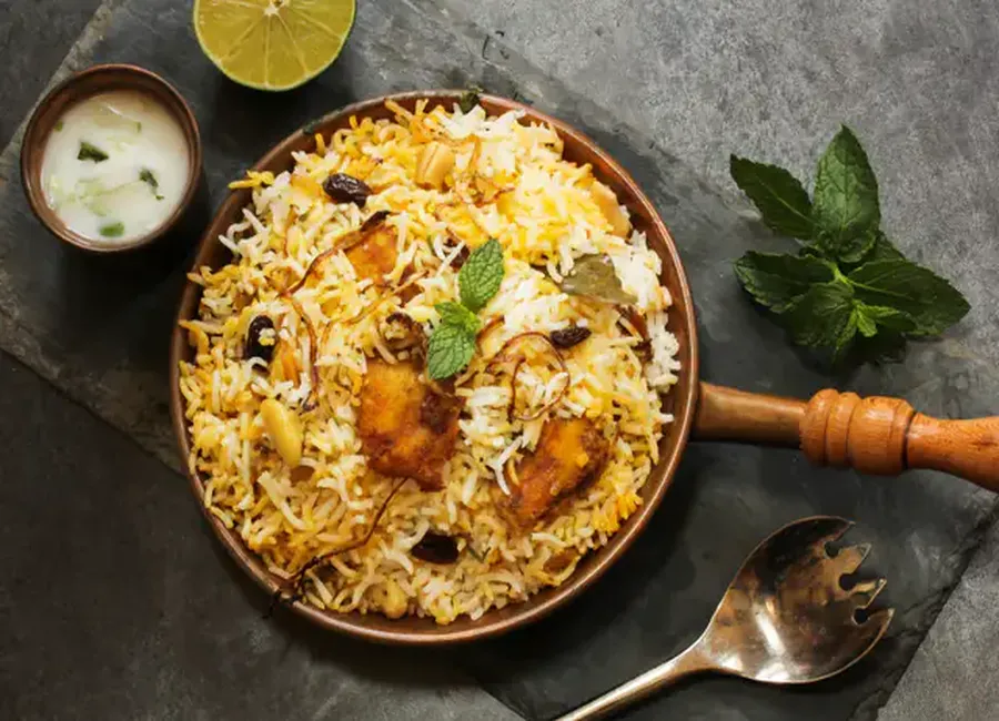 Riz à la pakistanaise (biryani)