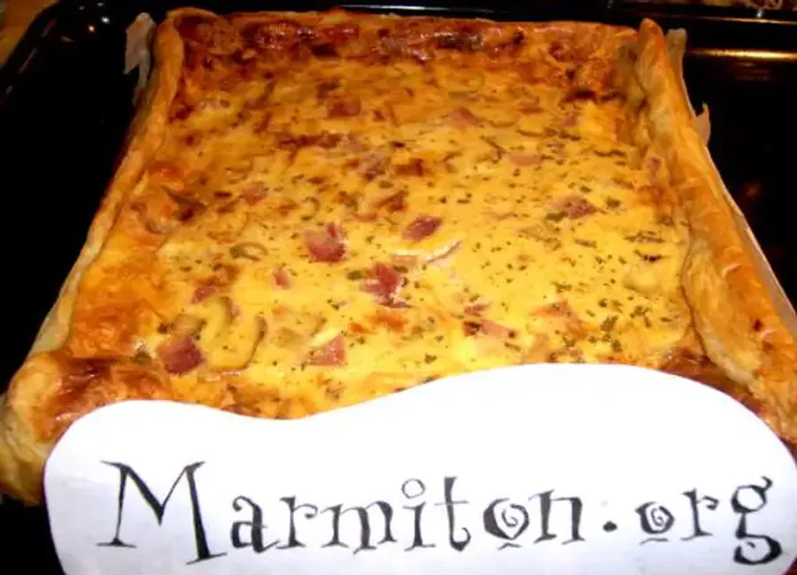 Quiche jambon-oignons de lulu