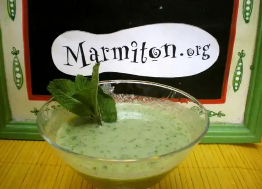 Gaspacho de concombre et laitue