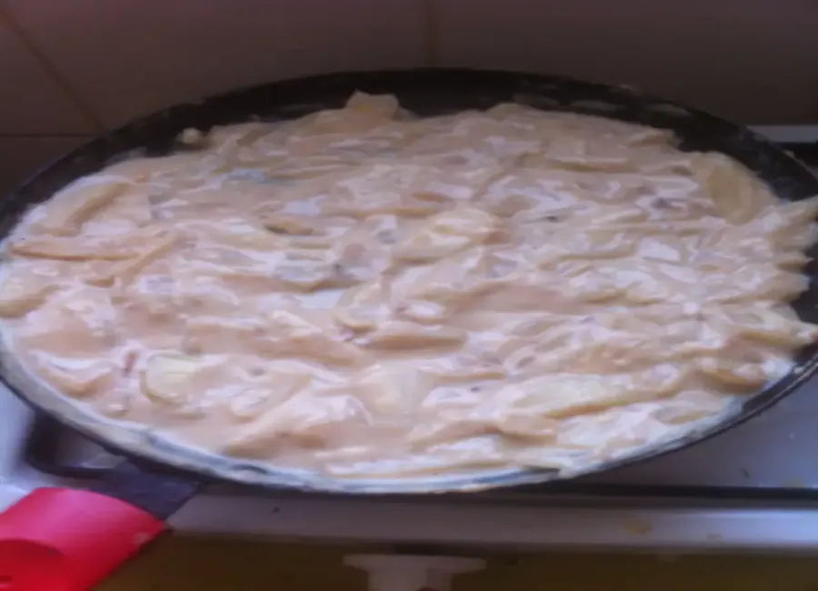 Sauce béchamel légère aux oignons