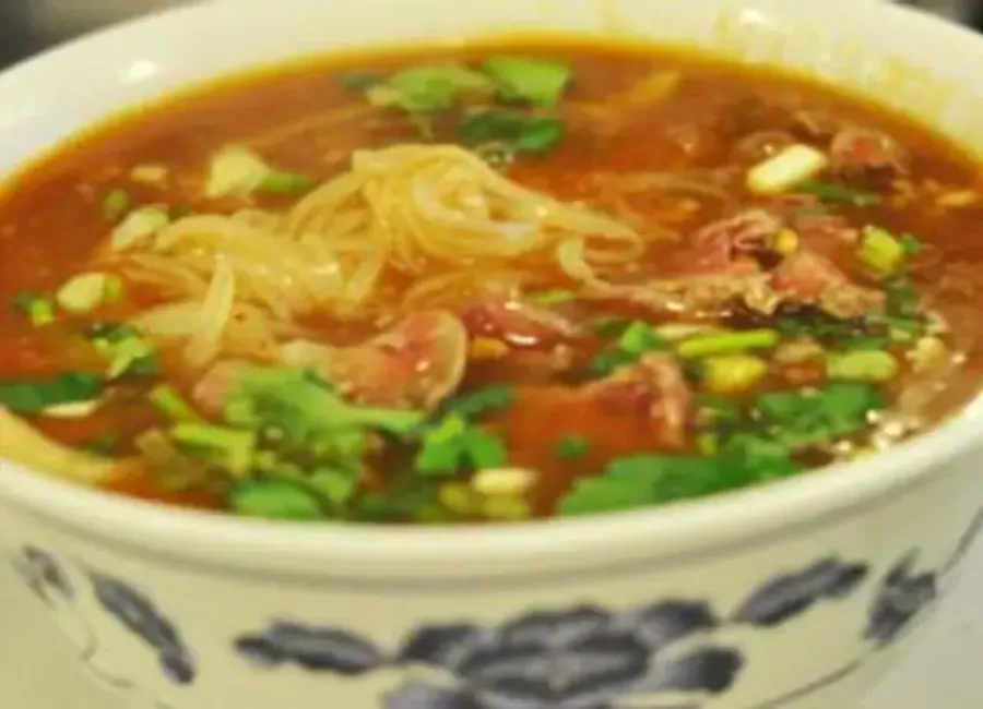 Soupe au boeuf façon chinoise