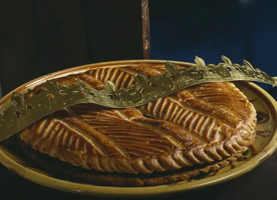 Galette des rois au chocolat et au thé