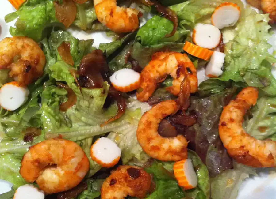 Salade de crevettes