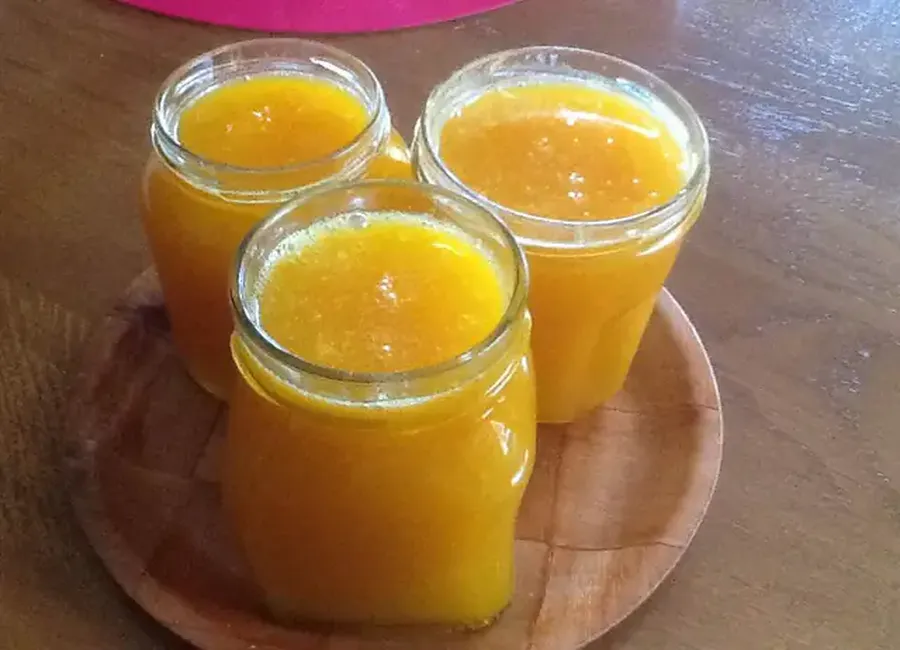 Confiture de potiron au lait de coco