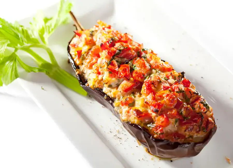 Aubergines farcies et faciles