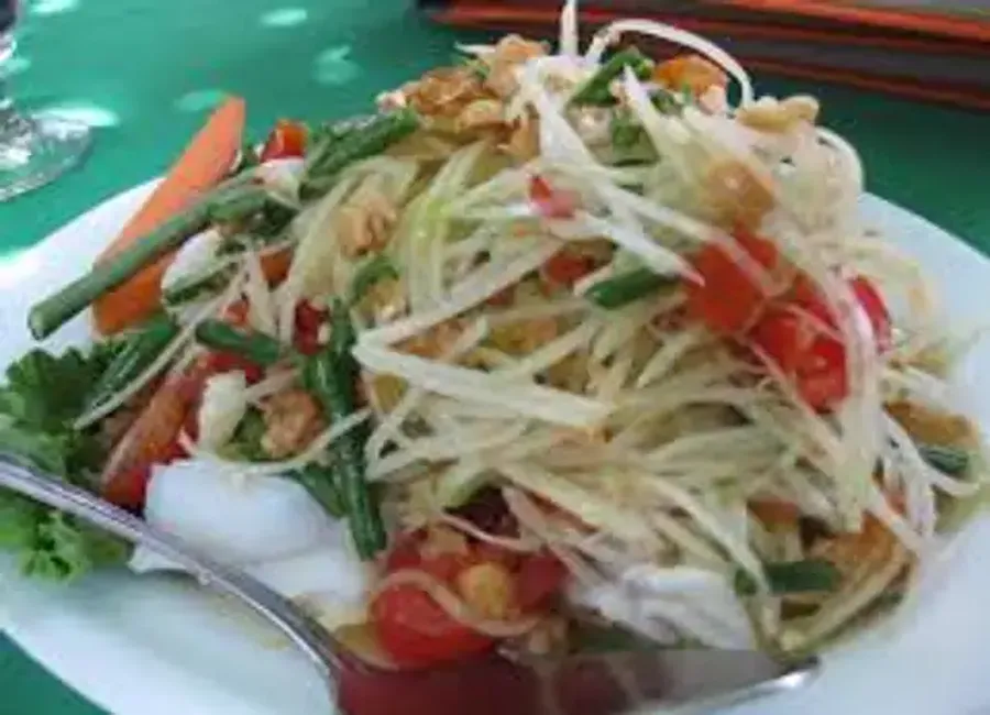 Salade de papaye verte