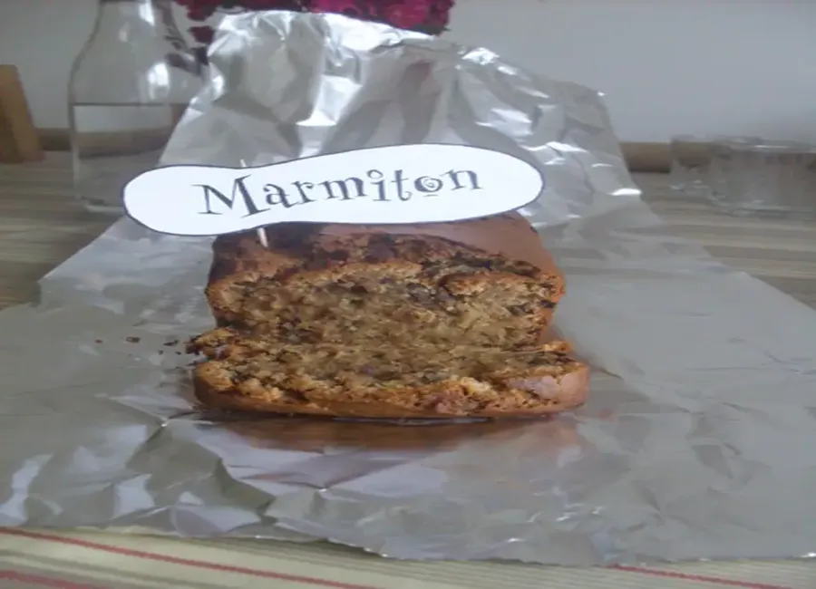 Cake aux pépites de chocolat et à la noix de coco