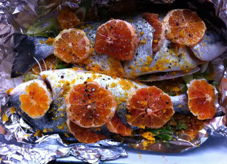 Dorade à l'orange