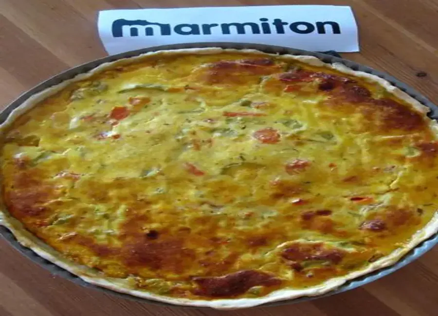 Quiche à la brousse et aux petits légumes
