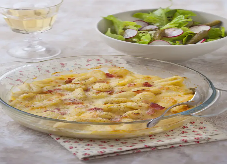 Gnocchis sauce bacon