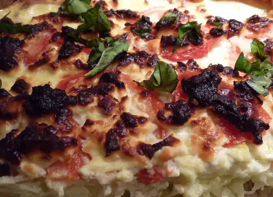 Tarte au thon et à la courgette