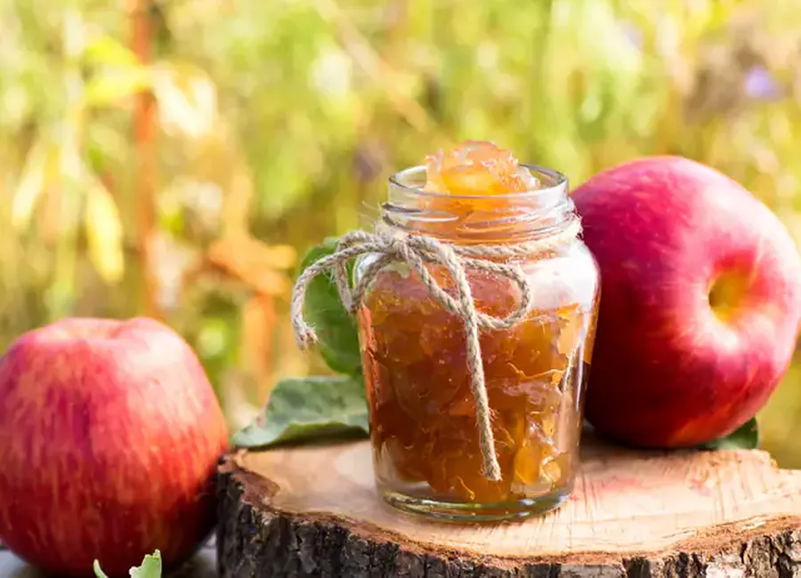 Confiture mirabelles et pommes