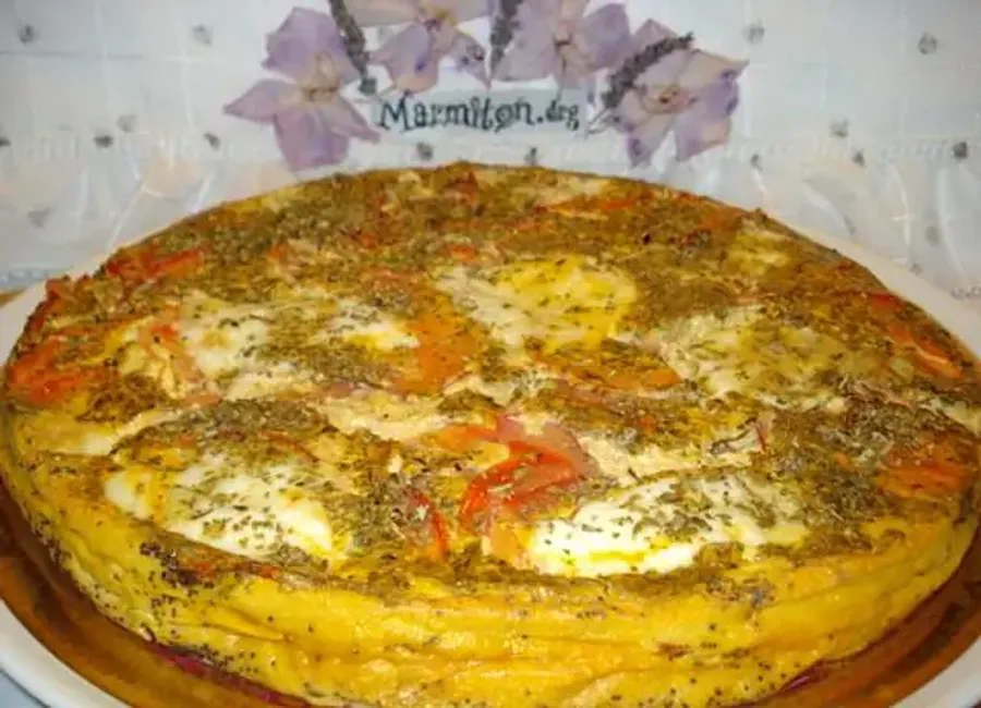 Clafoutis italien tomate mozzarella