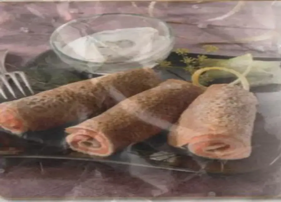 Saumon fumé en crêpes nordiques