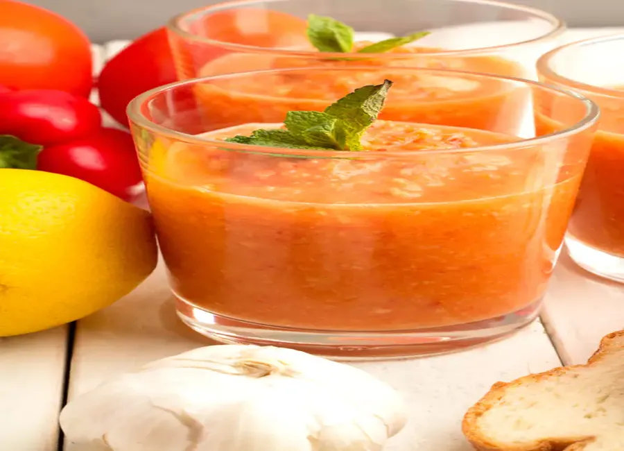 Velouté tomates - poivrons