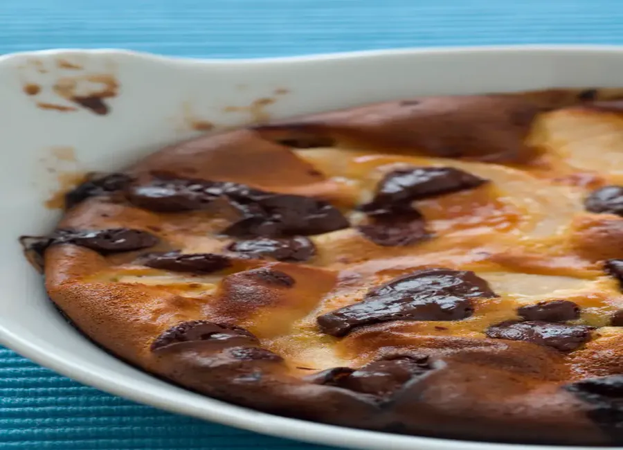Mini clafoutis poires-chocolat ultra simples !