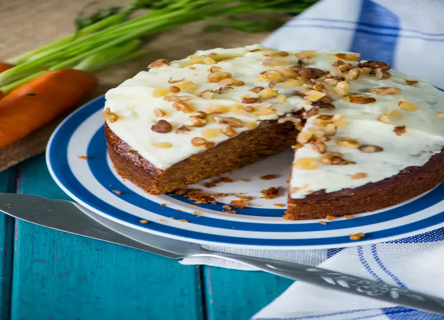 Gâteau de carottes au gingembre (angleterre)