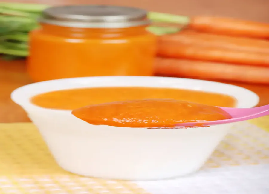 Purée de carotte-citron pour bébé