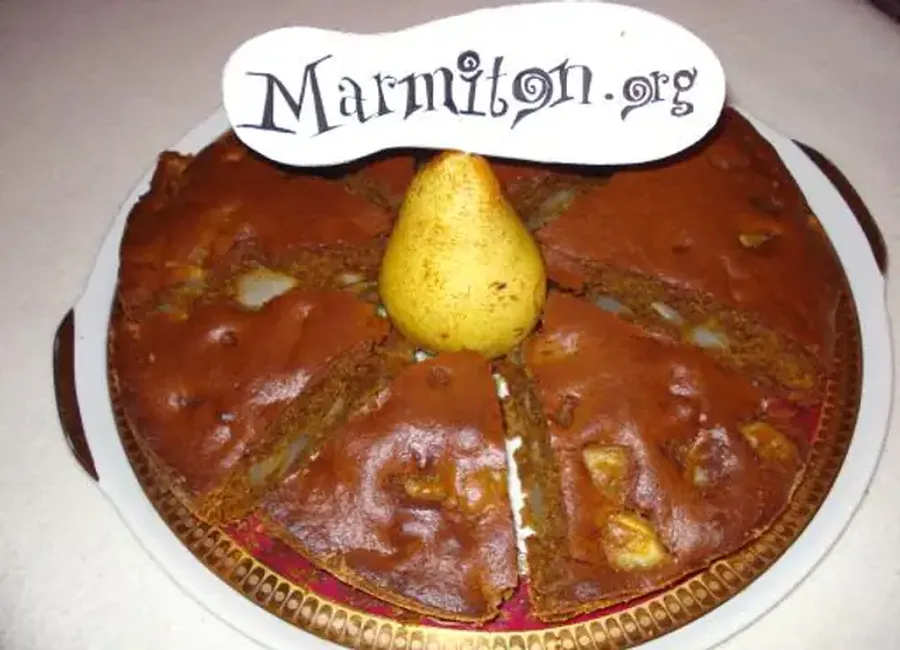 Gâteau moelleux et fondant aux poires