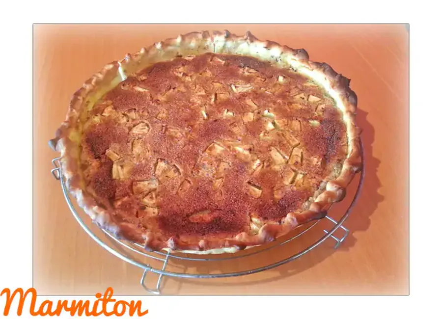 Gâteau pomme-rhubarbe