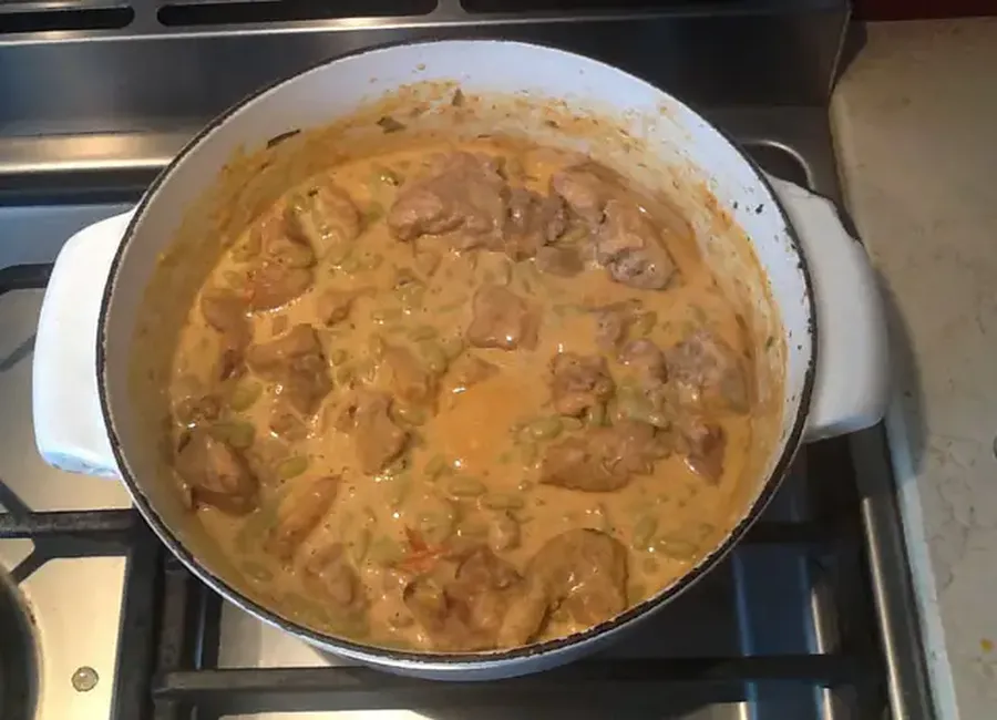 Epaule de veau à la crème et à l'estragon