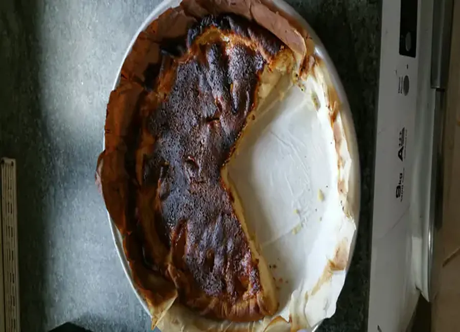 Tarte pomme amande à la crème