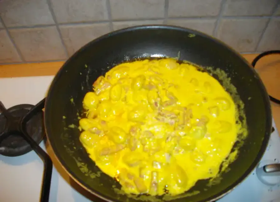 Gnocchis aux lardons et au roquefort